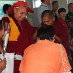Встреча Келсанг-ламы из тантрического монастырского университета Гьюдмед (Индия)