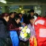 Встреча Ламы Тупден Церинга в Аэропорту г.Улан-Удэ (14 декабря 2010 г.)